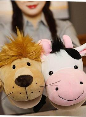Hand Finger Puppet Kawaii Animal Plush Doll Educational Baby