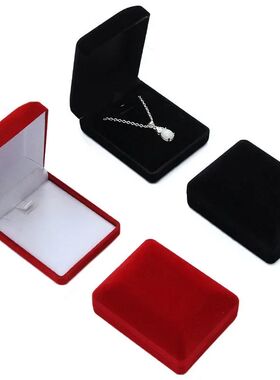 Simple jJewelry Storage Box Short Velvet Pendant Box Neck Ch