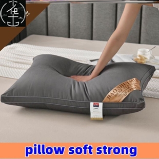 good strong grey pillows quality pillow 家用枕头枕芯bed soft