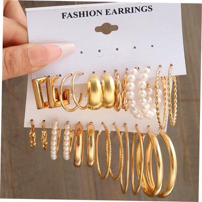 earringswom金属耳圈复