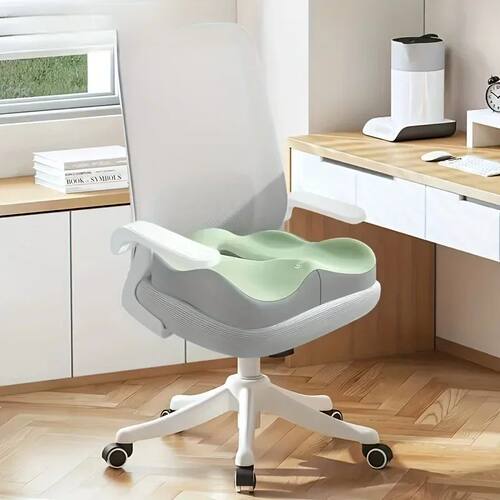 1pc Memory Foam Seat Cushion - 3D Ergonomic Support| Light G