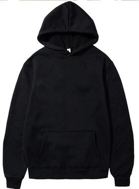 Men's Hoodies Pullover Classic Black Hoodie for Men Casu