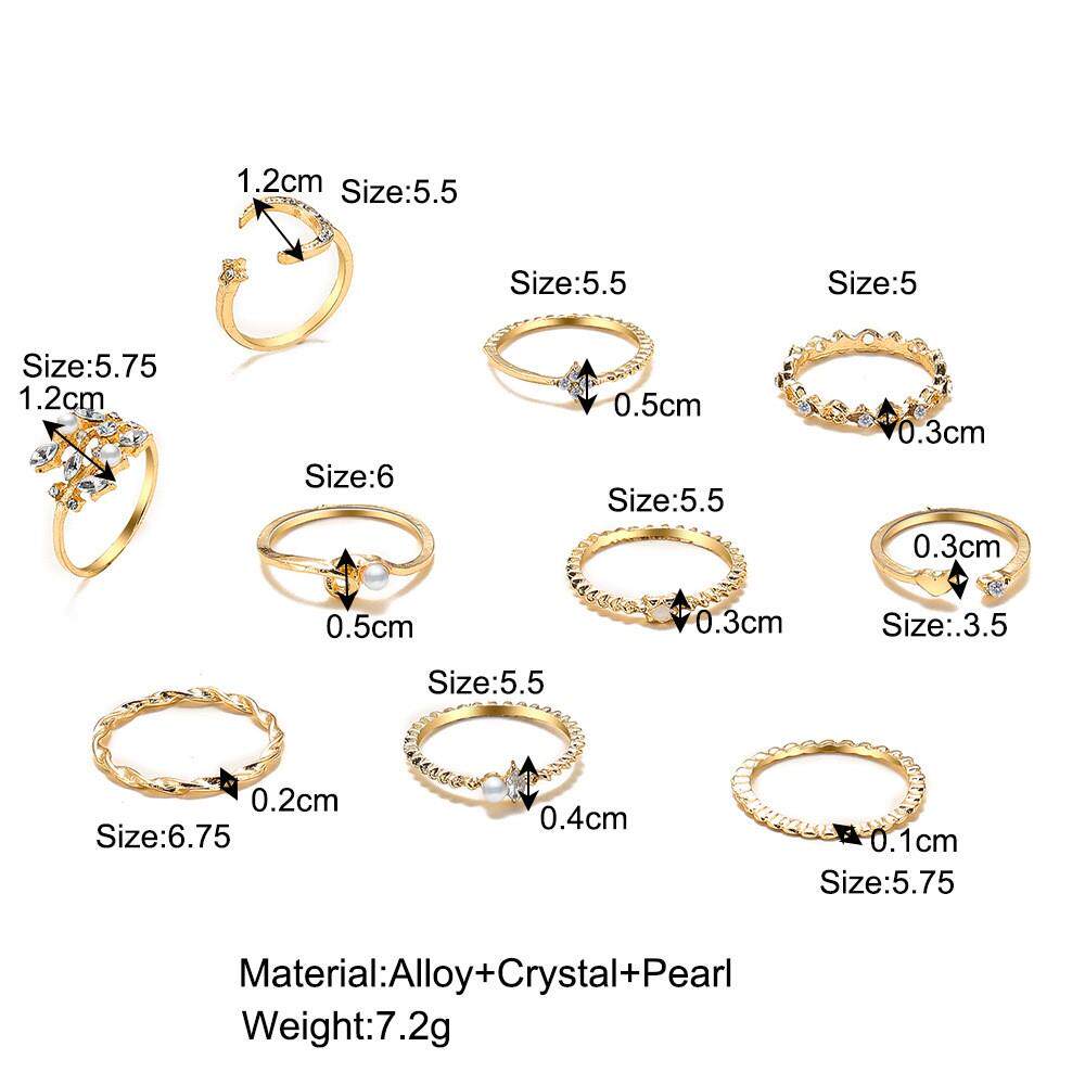 Cross-border rings 1/set love retro women's joint ring戒指女