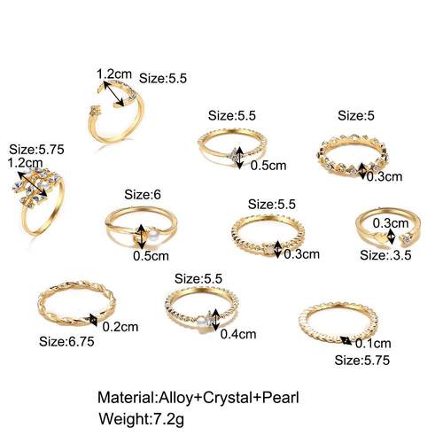 Cross-border rings 1/set love retro women's joint ring戒指女