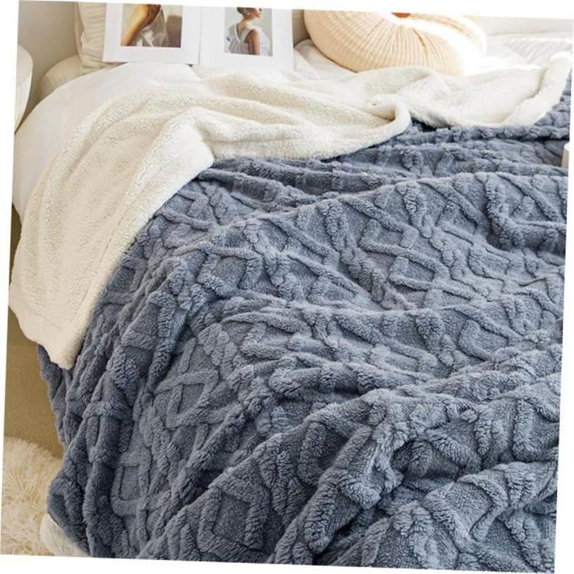 被子毛毯 velvet thick warm winter quilt duvet 2sides blanket