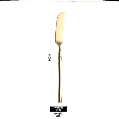Nordic stainless steel steak knife, fork and spoon set