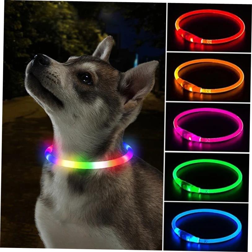 Led Dog Collar Luminous Usb Cat Dog Collar 3 Modes Led Light