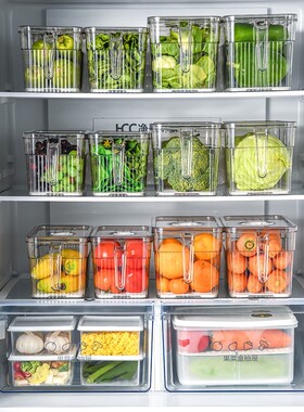 plastic food storage box kitchen refrigerator drawer fresh-k