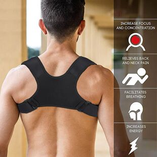 Posture Corrector Adjustable Back Fracture Support MenWomen