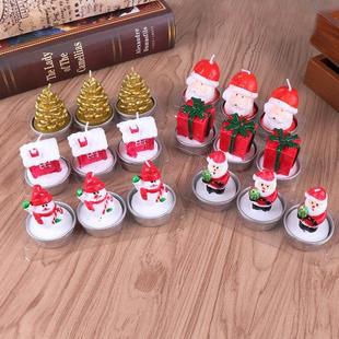 christmas 3Pcs merry Candles Ornaments Christmas