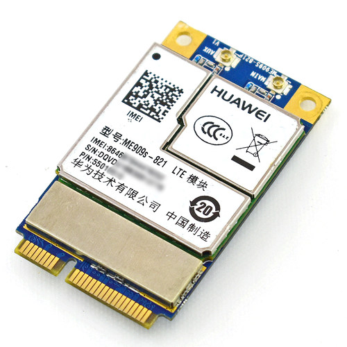 二手HUAWEI ME909s-821 LTE MiniPCIe无线模块全网通4G物联网通讯 - 封面