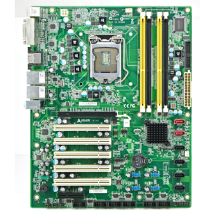 ADLINK双千兆网口M-342工控主板LGA1155台式DDR3二手电脑配件5PCI