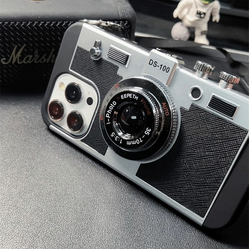 apple苹果15立体照相机手机壳