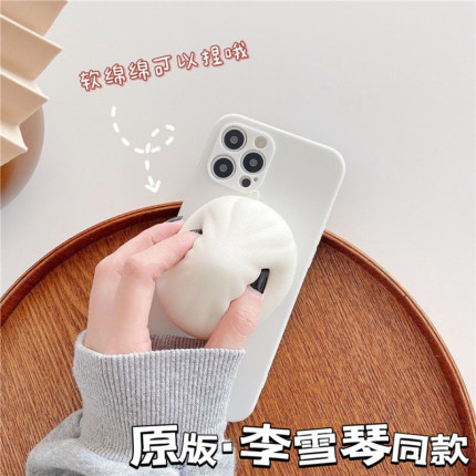 李雪琴同款解压捏捏包子手机壳OPPO Reno9/8Pro稀奇古怪的12FindX7/5/4pro网红爆款A97K11发泄减压A36馒头k10