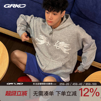 GRKC丘比特蕾丝开衫卫衣