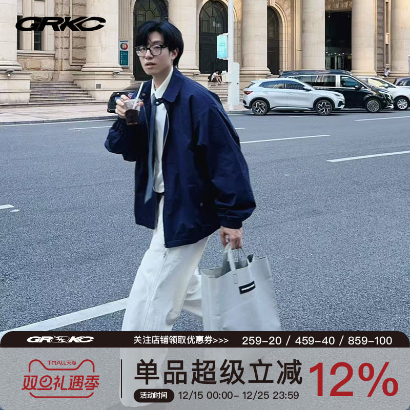 GRKC十字箭翻领工装夹克