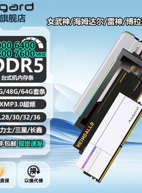 阿斯加特女武神/TUF联名 32g(16gx2) ddr5 6400 6800台式机内存条