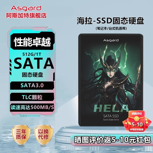 阿斯加特海拉SSD固态硬盘