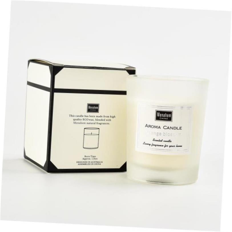 scented glass candles candle玻璃杯香薰蜡烛无烟香氛大豆蜡香味