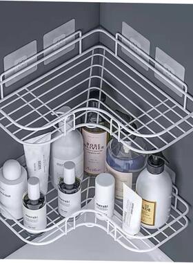 Kitchen Shelf Bathroom Accessories Punch Free Corner Rack