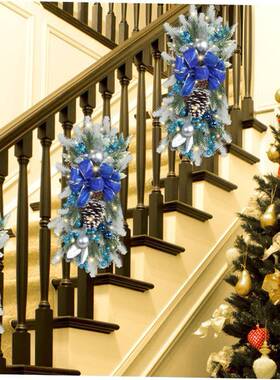 Christmas wreaths rattan door curtains christmas decoration