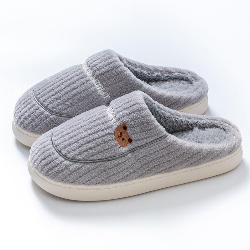 men winter Indoor slippers warm slipper women cotton slipper