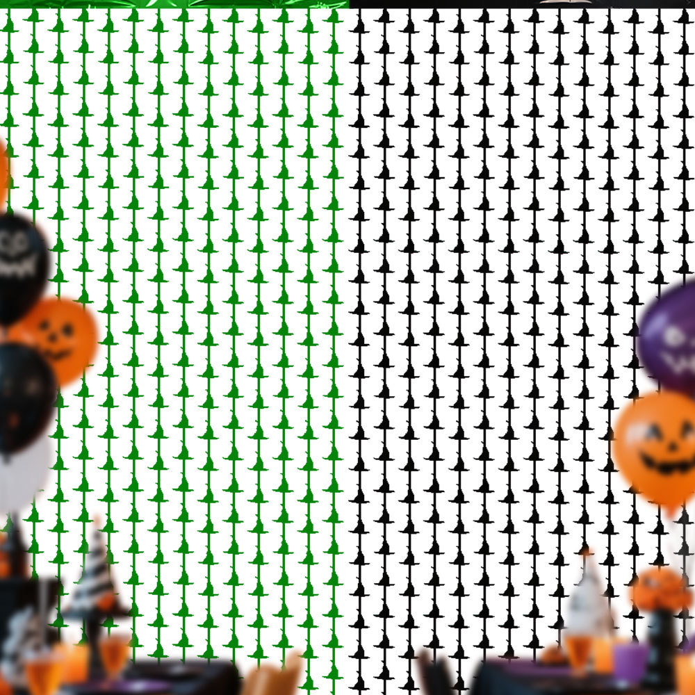 1*2m Halloween Witch Theme Party Rain Curtain Festival Atmos图片