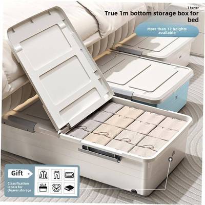 Household plastic storage box under bed storage 床底收纳箱