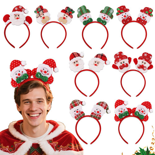 Christmas Hat Old Man Decorative Headband Christmas Party At