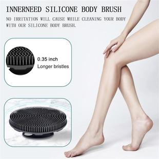Silicone Body Scrubber Shower Brush Handheld Cleansing Skin