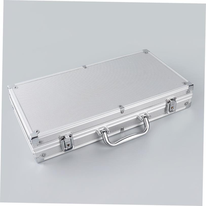100 Chip Dice Style Poker Set Aluminum Case Taxas