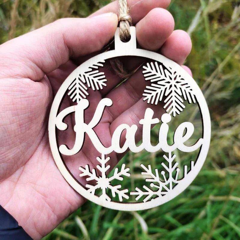 Christmas Different Names Tree Hanging Ornament Personalized