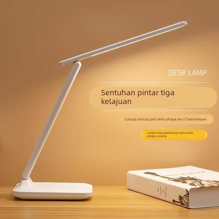 foldable led light usb charge desk lamp table reading study