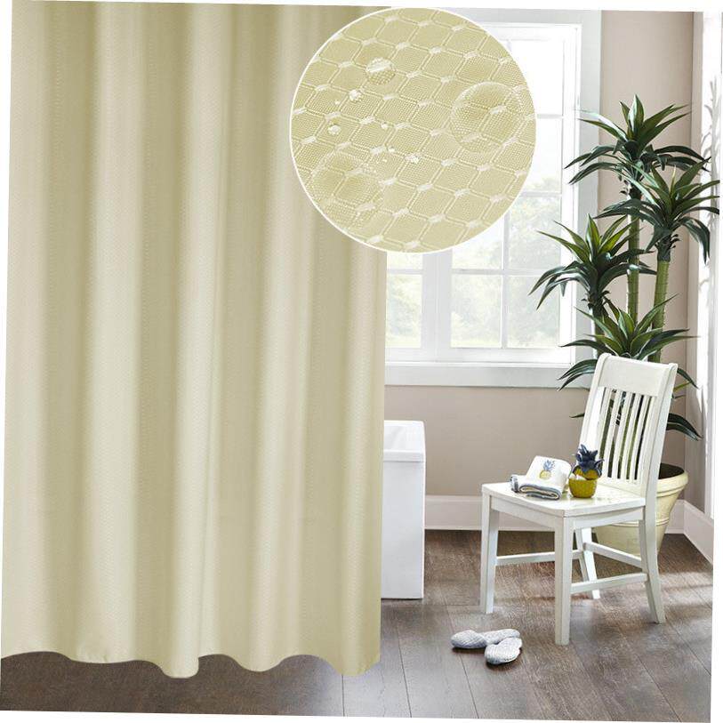 Shower Curtain Thick Jacquard Curtains High Grade Bathroom