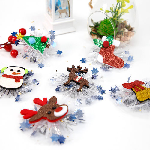 Christmas Decoration Hair Clips And Hair Accessories, Festiv