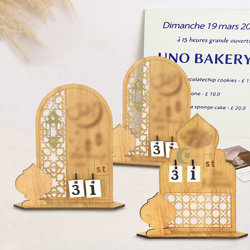 Festival Castle Countdown Decoration Tabletop Party Atmosphe