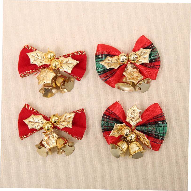christmas decoration Garland accessories with bells and bows