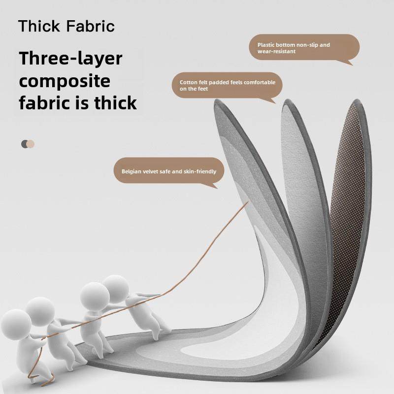 Computer chair round floor mat Bedroom soundproof mat椅子垫