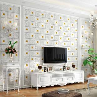 3D Wall Sticker Imitation Brick aterproof Wallpaper Room