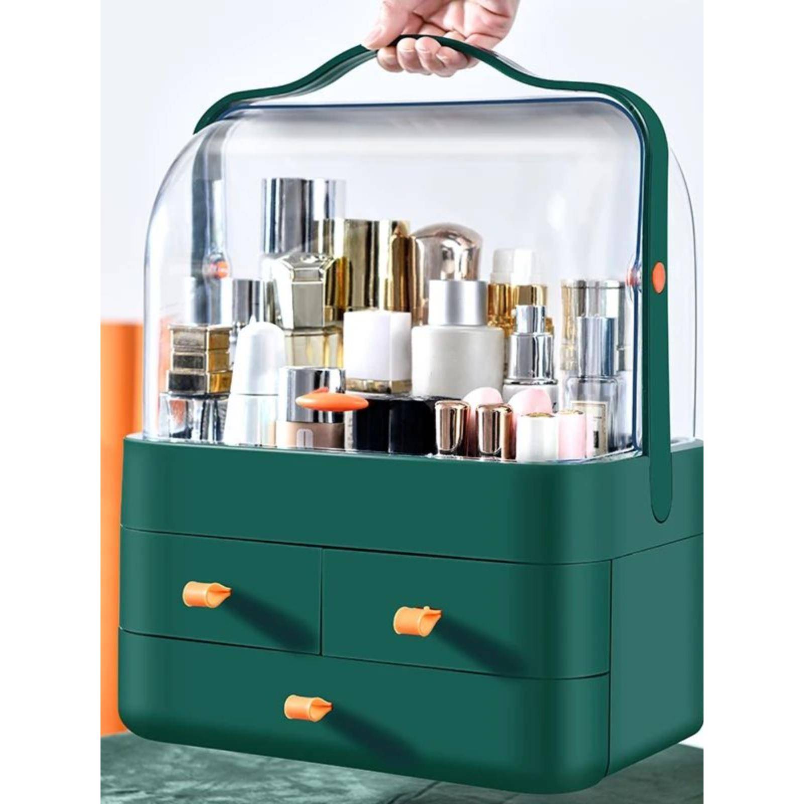 Cosmetics Receiving Box Dust-Proof Makeup