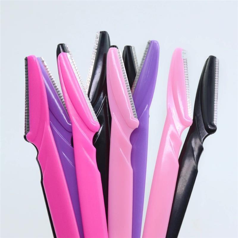 30Pcs/Bottle Eyebrow Razors With Container Facial Eye Brow T