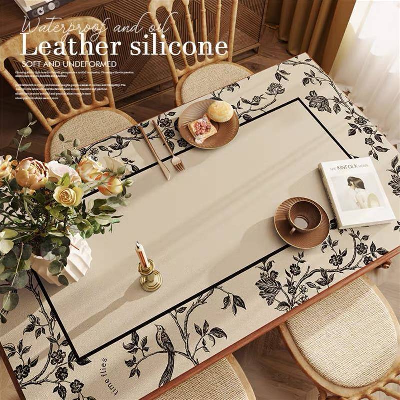 waterproof tablecloth plastic washable table cover mat big