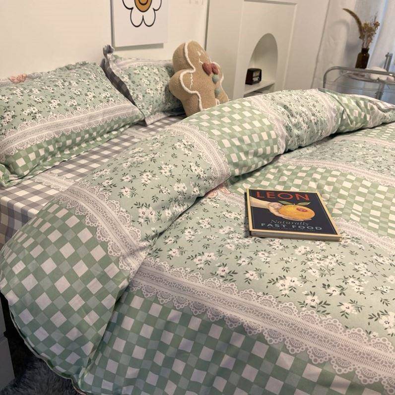 2024 bedsheet sets fitted bed sheet set bedding cover twin