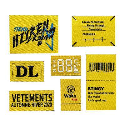 手工印花黄色系衣服装饰