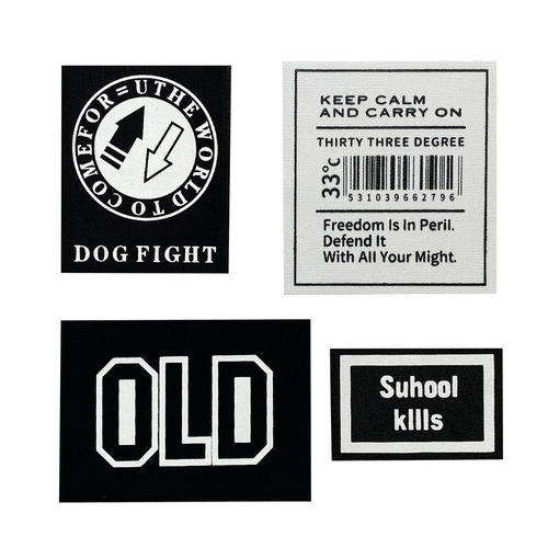 白色羽绒服皮衣装饰补洞贴布