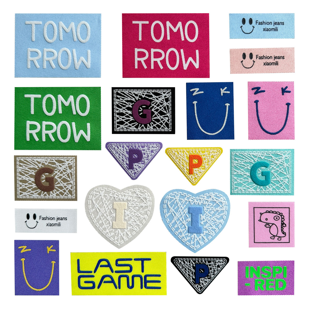 时尚潮牌装饰衣服手缝破洞修复贴