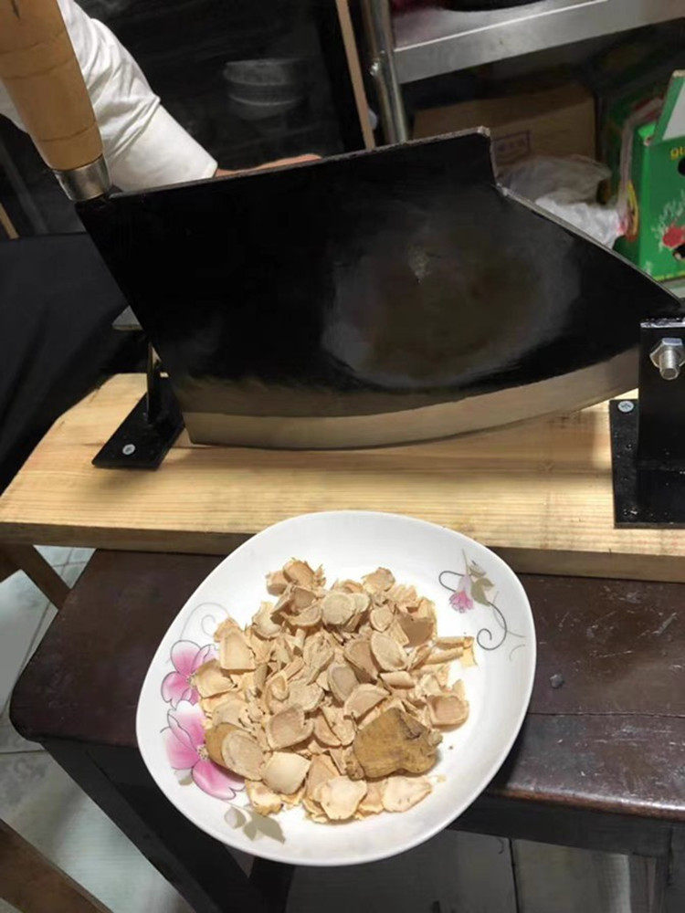 老式切药刀切中草药材铡刀鹿茸切刀灵芝闸刀人参西洋参切片机家用