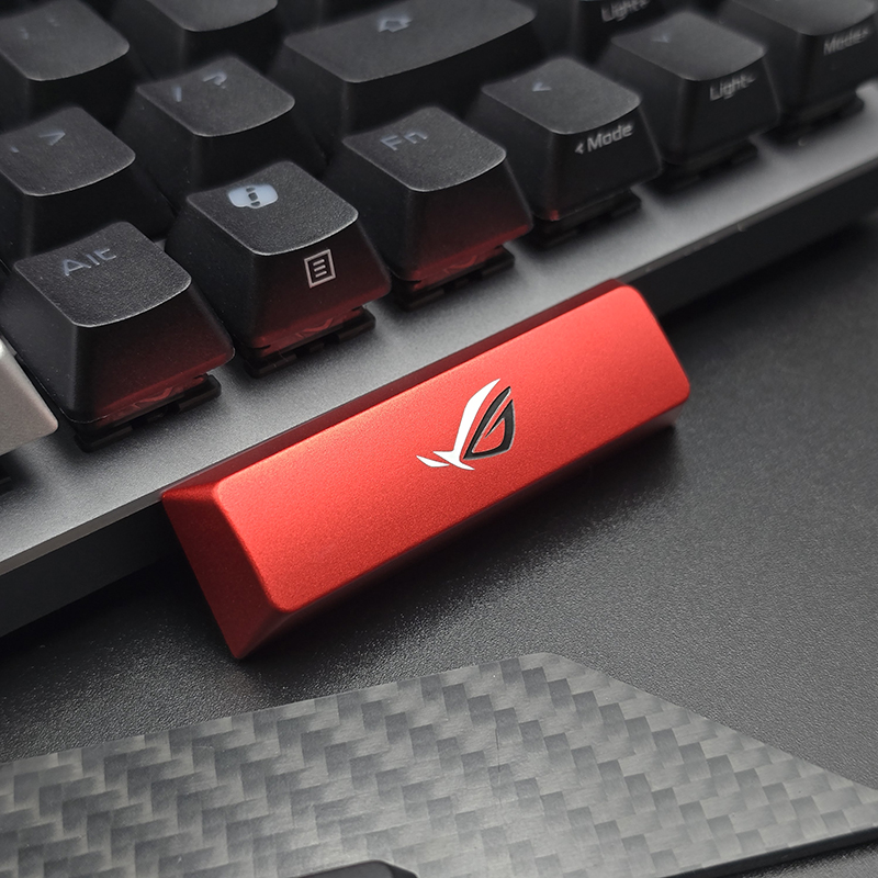 客制化定制铝合金键帽影魔键帽空格键ROG败家之眼风格创意键帽