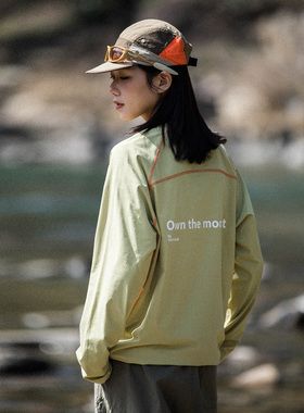 MountainValley2025春季户外轻量徒步运动长袖T恤骑行打底衫