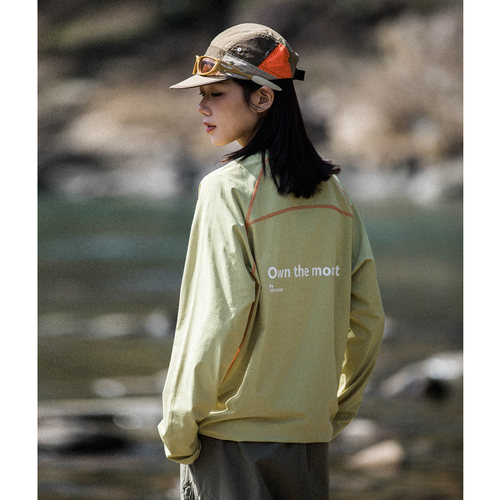 MountainValley2025春季户外轻量徒步运动长袖T恤骑行打底衫